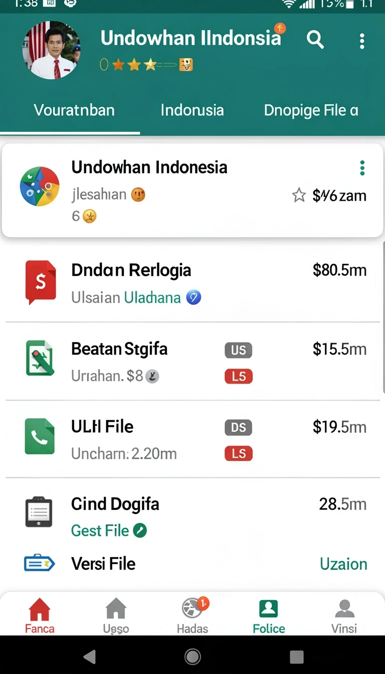 Beragam pilihan permainan menarik dalam aplikasi dewi138 APK Terbaru untuk Perangkat Android.