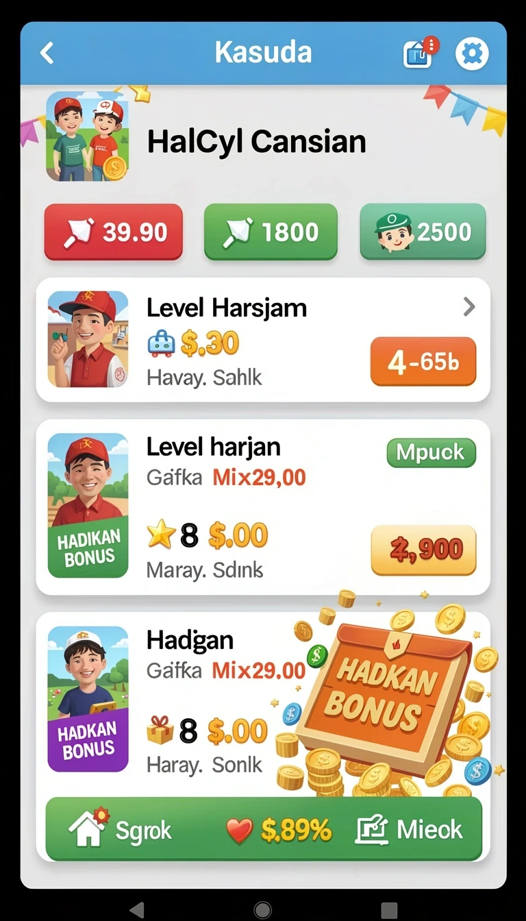 Beragam pilihan permainan menarik dalam aplikasi ho3 Terbaru: Review Aplikasi dan Link Unduh.